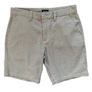 Brixton Choice Standard Fit Chino Brown Houndstooth Size 31.